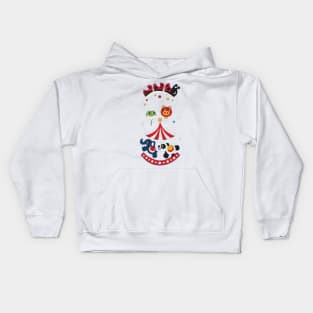 Rollercoaster theme park Kids Hoodie